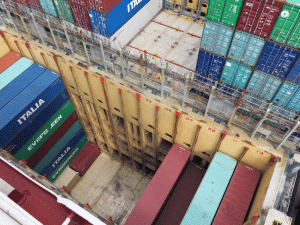 Visit cargo ship Zeebrugge